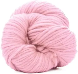 | Premium Super Bulky Merino Wool Yarn | 100-Grams of 100% Chunky Weight for Knitting, Crochet, Baby Blanket, Dyed, Felting, Weaving | Candy Floss Pink