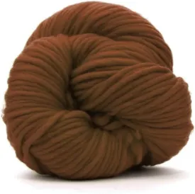 | Premium Super Bulky Merino Yarn | 100-Grams of 100% Wool Yarn Chunky Weight, Thick Wool Yarn for Knitting, Crochet, Baby Blanket, Dyed, Felting, Weaving (Chocolate)