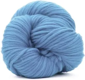 | Premium Super Bulky Merino Yarn | 100-Grams of 100% Wool Yarn Chunky Weight, Thick Wool Yarn for Knitting, Crochet, Baby Blanket, Dyed, Felting, Weaving, Dream Blue