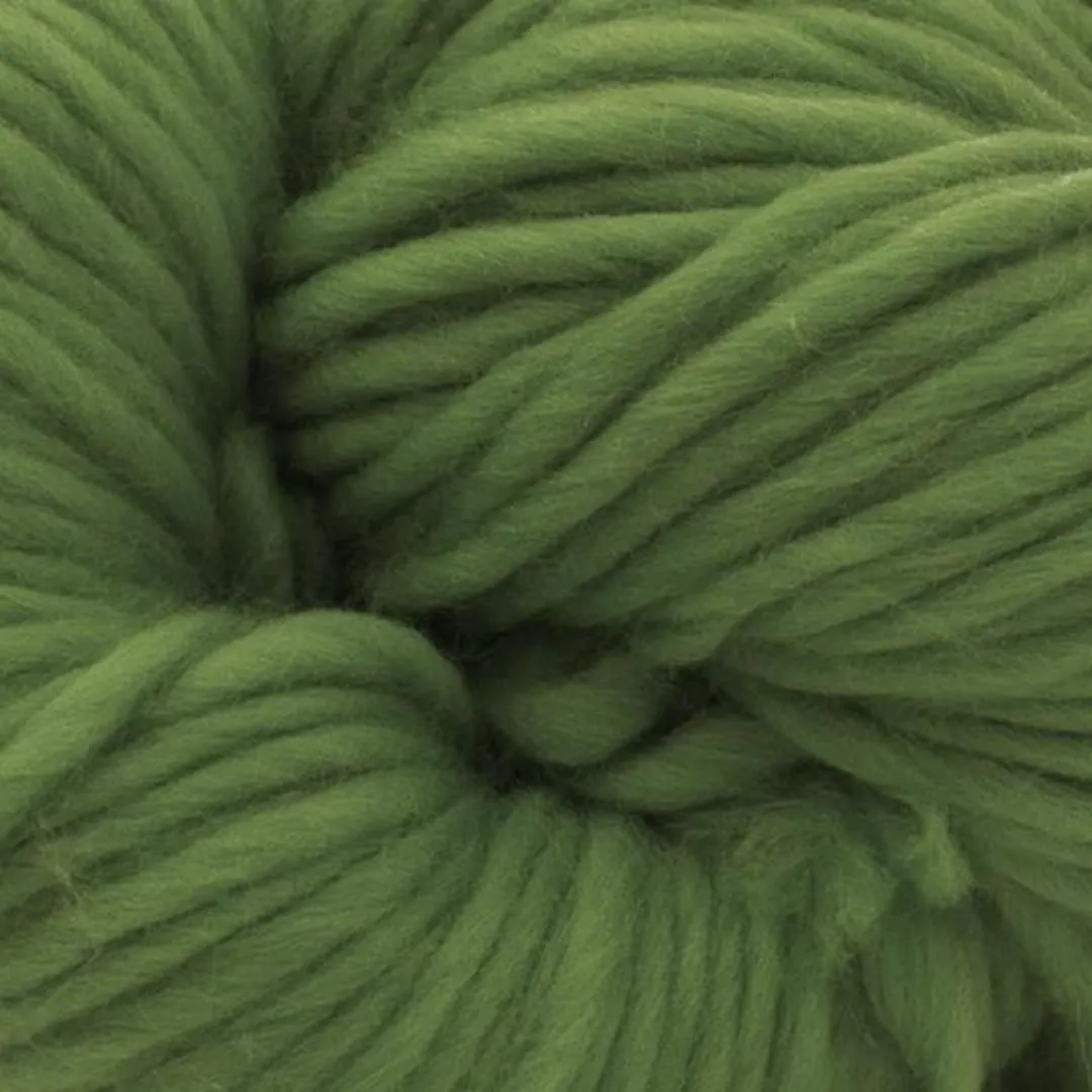 | Premium Super Bulky Merino Yarn | 100-Grams of 100% Wool Yarn Chunky Weight, Thick Wool Yarn for Knitting, Crochet, Baby Blanket, Dyed, Felting, Weaving (Olive Green)