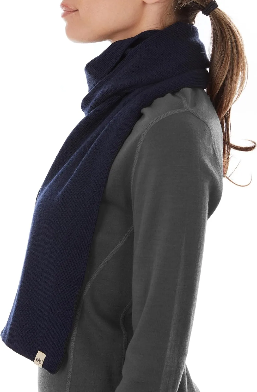 100% Merino Wool Minus33 Everyday Knit Scarf - Winter Scarf - Midweight Scarves for Women and Men