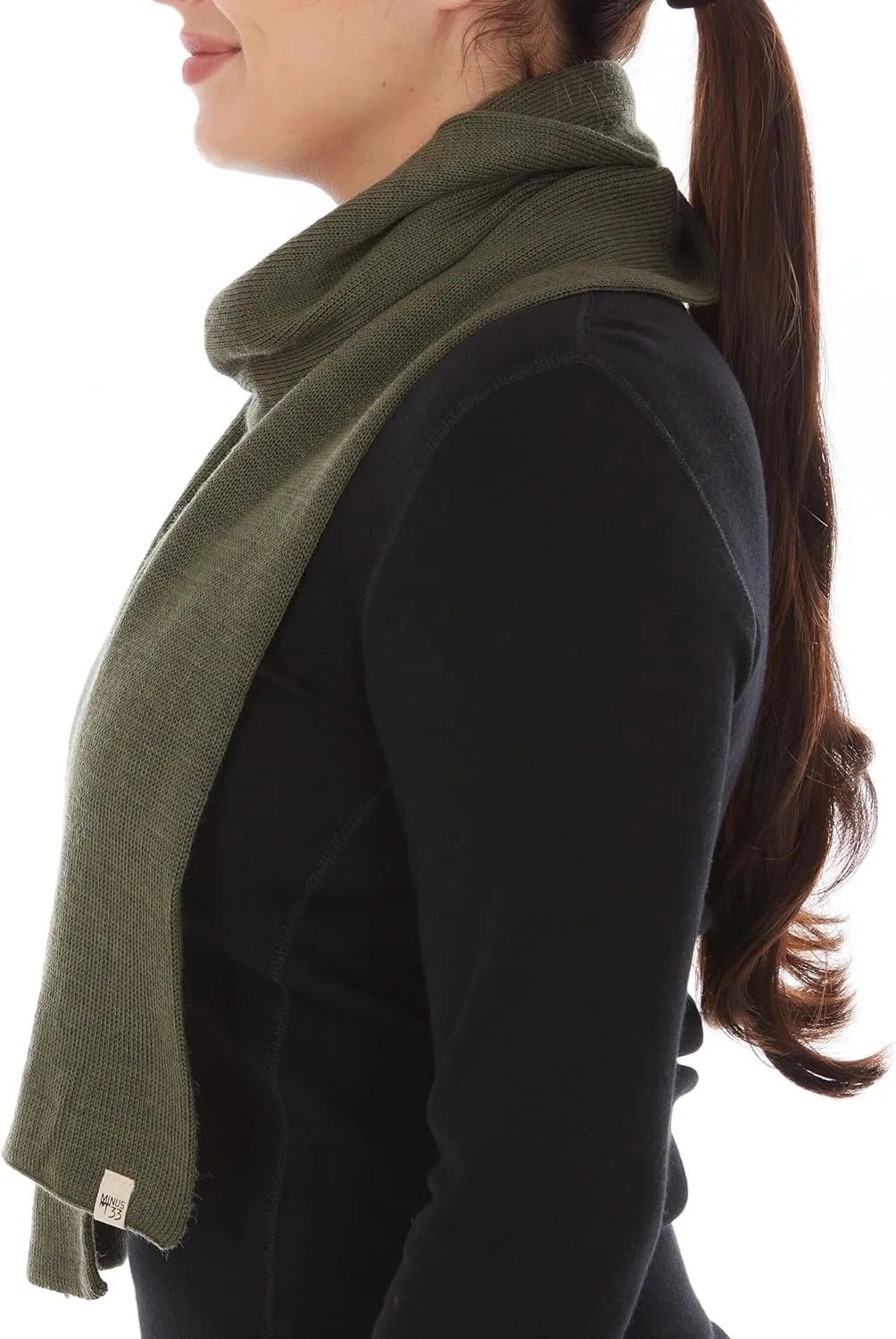100% Merino Wool Minus33 Everyday Knit Scarf - Winter Scarf - Midweight Scarves for Women and Men