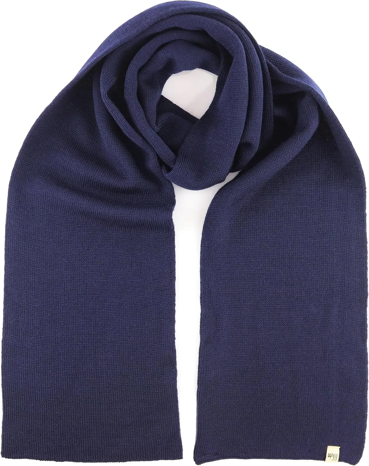 100% Merino Wool Minus33 Everyday Knit Scarf - Winter Scarf - Midweight Scarves for Women and Men