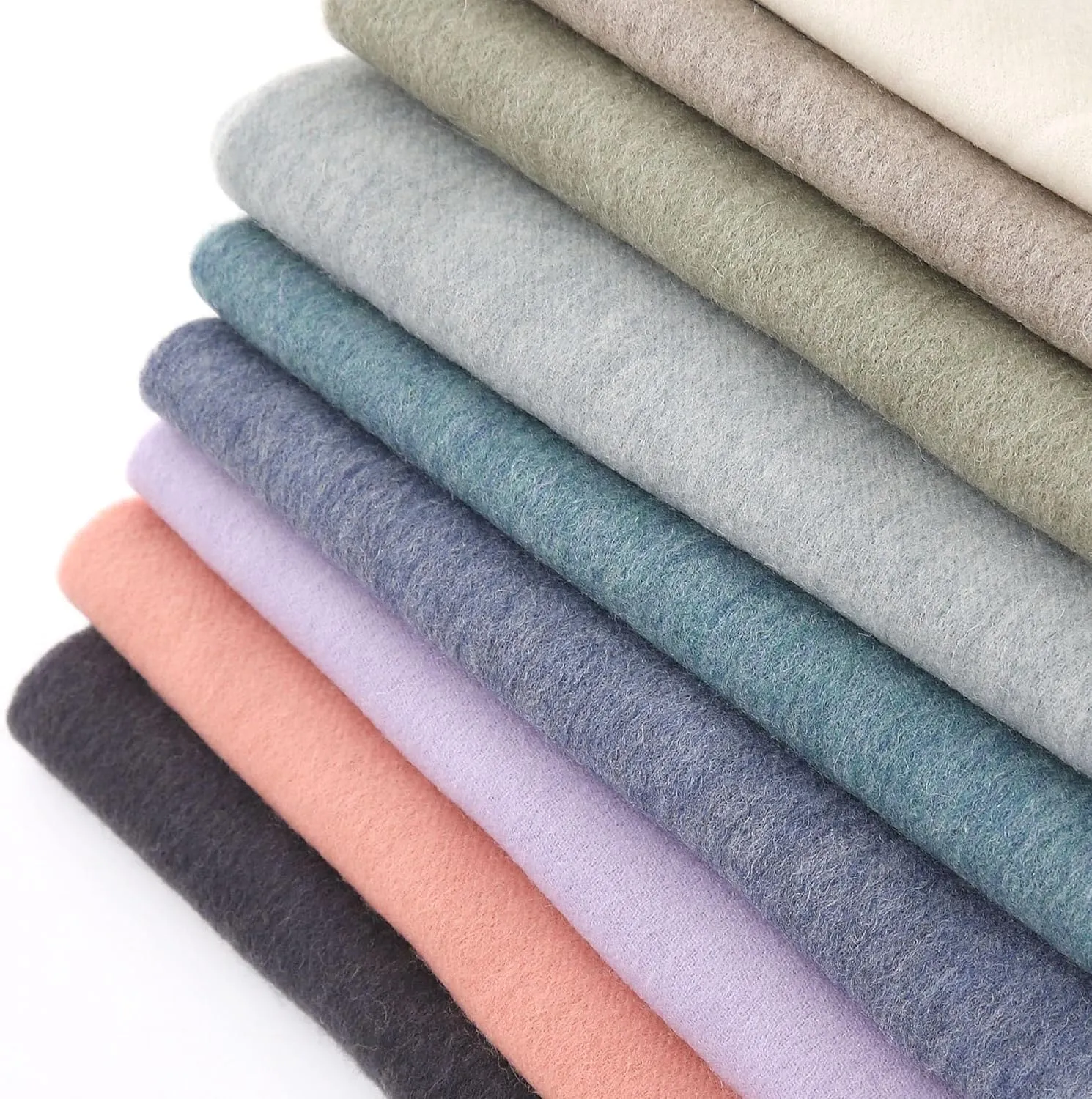 100% Wool Scarf - Men and Women Winter Warm Soft Luxurious Solid Colors Gift Box