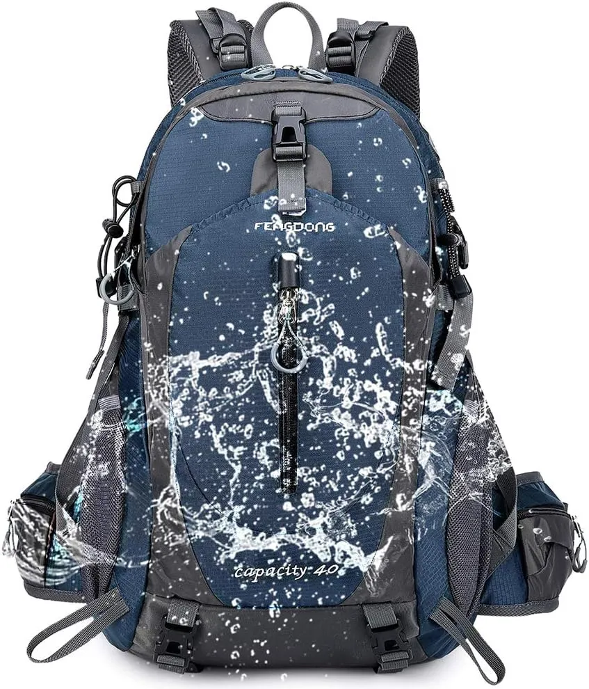 40L Waterproof Lightweight Hiking,Camping,Travel Backpack for Men Women