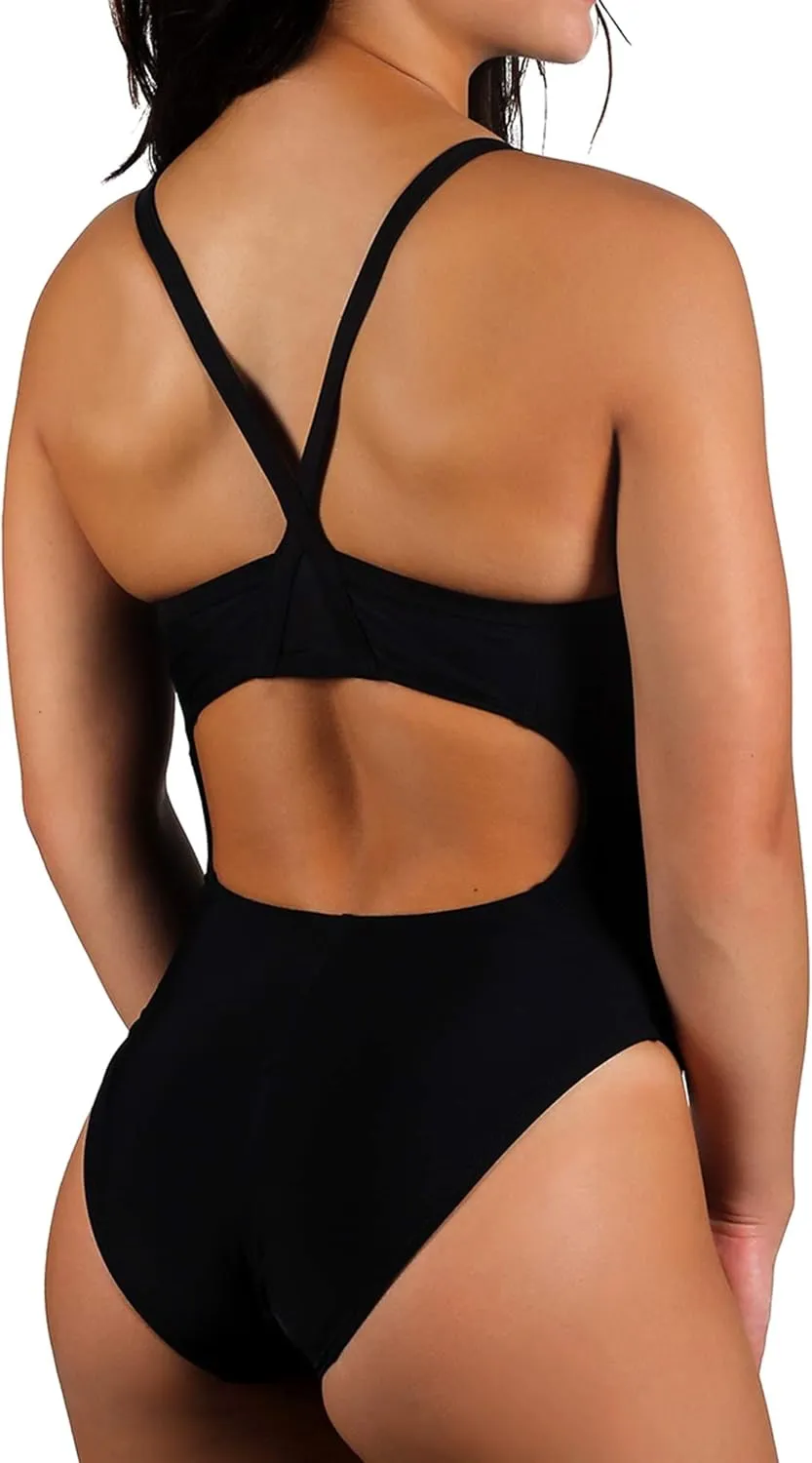 Adoretex Women's Guard One-Piece Swimsuit with Thin Straps, Specially Designed Swimsuit for Female Swimming Guards, Quick Dry