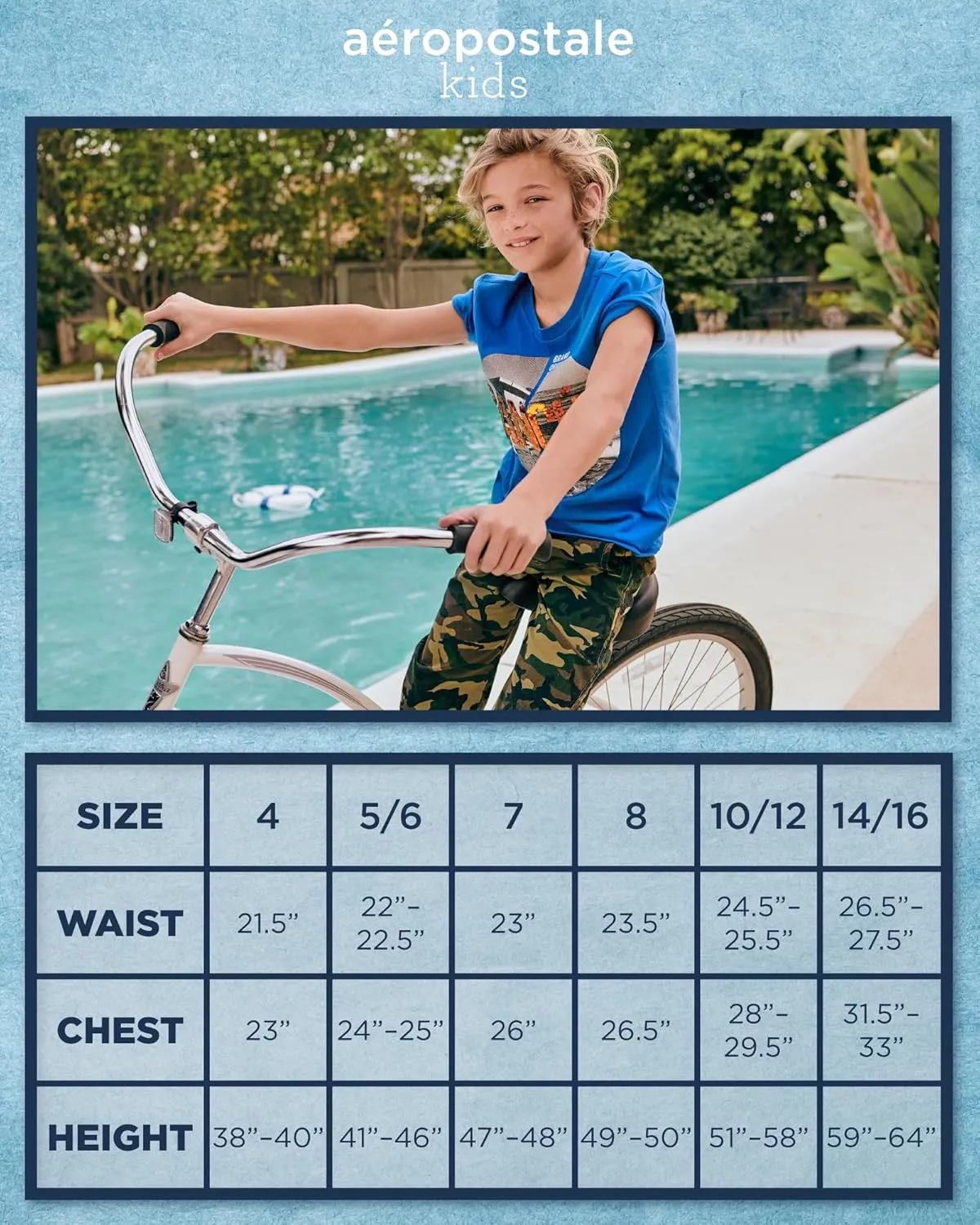 AEROPOSTALE Boys' Long Sleeve Henley Shirt - Cotton Ribbed Henley Long Sleeve Shirt - Thermal Henley Top for Boys (8-16)