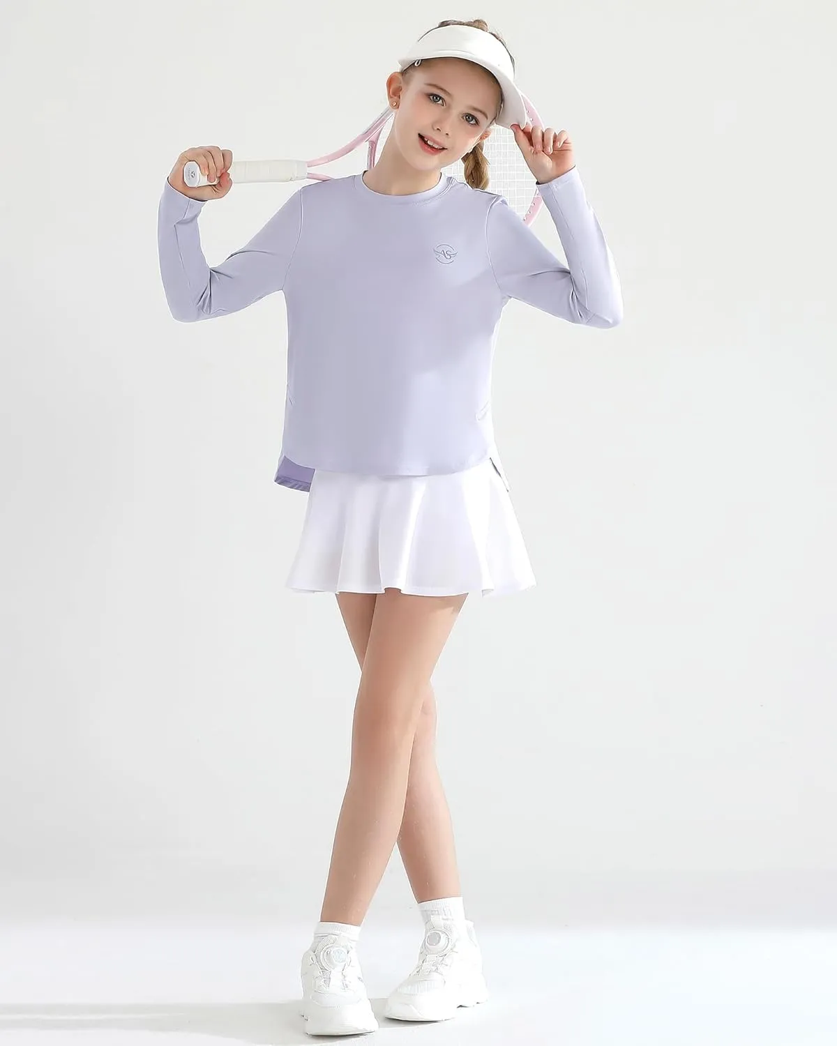 Angel season Rash Guard for Girls Swim Shirt Long Sleeve Swimsuit Girl Upf50  UV Protection Teen Sun Shirt Rashguard Top