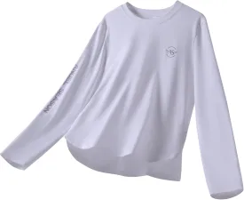 Angel season Rash Guard for Girls Swim Shirt Long Sleeve Swimsuit Girl Upf50  UV Protection Teen Sun Shirt Rashguard Top