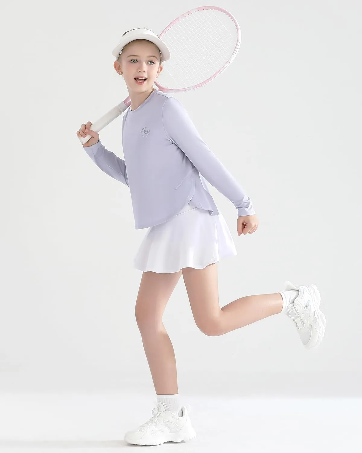 Angel season Rash Guard for Girls Swim Shirt Long Sleeve Swimsuit Girl Upf50  UV Protection Teen Sun Shirt Rashguard Top