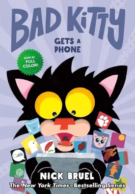 Bad Kitty Gets a Phone (Graphic Novel) Hardcover  December 28, 2021