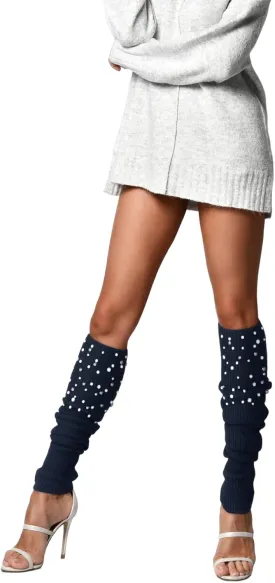 Benefeet Sox Womens Leg Warmers 80s Crochet Cable Knit Thigh High Boot Socks Long Over Knee High Footless Socks Leg Warmer