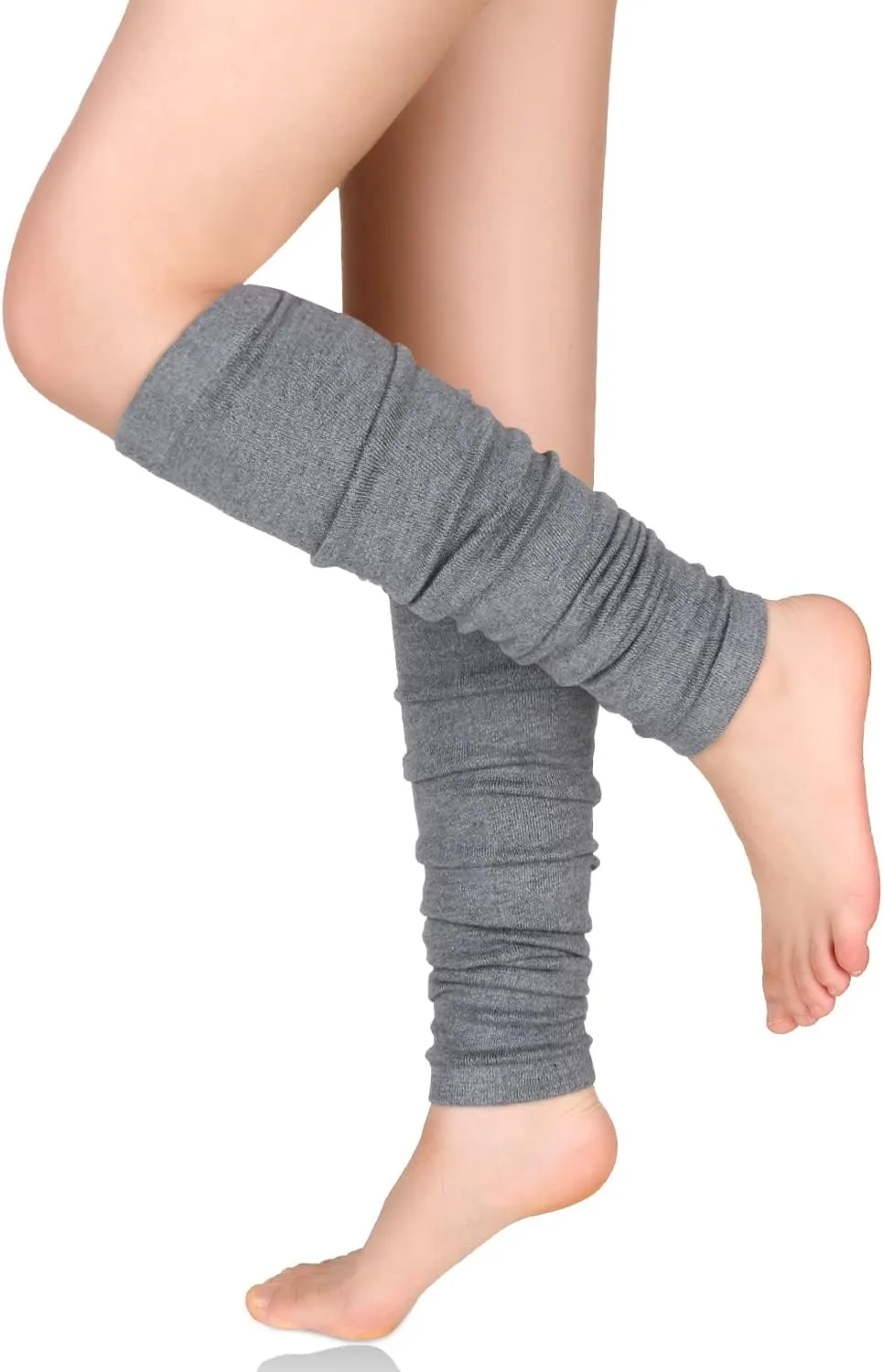 Benefeet Sox Womens Leg Warmers 80s Girls Wool Ribbed Knit Thigh High Socks Crochet Extra Long Boot Socks