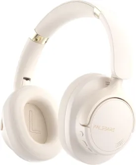 Bluetooth Over-Ear Headphones, Noise Cancelling Wireless with Mic, 80H Playtime, Deep Bass, Comfort Fit, Portable Lightweight for Travel & Home