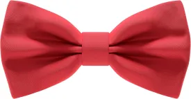 Bow Tie House Satin Classic Pre-Tied Bow Tie Formal Solid Tuxedo for Adults & Children