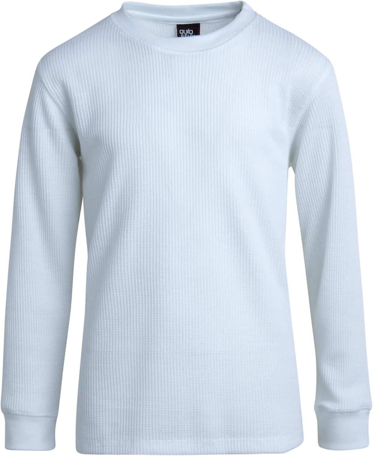 Boys' Shirt - 2 Pack Waffle Knit Long Sleeve Thermal Crewneck T-Shirt (8-18)