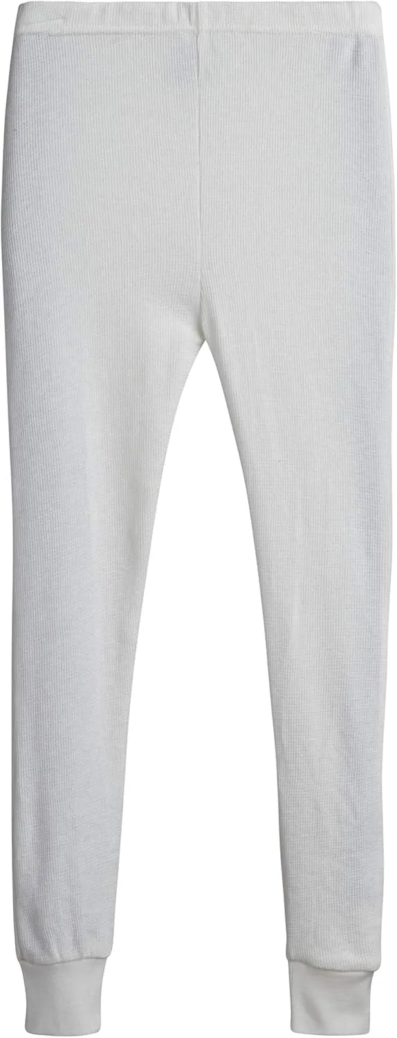 Boys' Thermal Underwear Set - 2 Piece Waffle Knit Long Sleeve Thermal Shirt and Pants for Boys (Sizes: 2T-18)