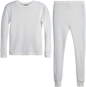 Boys' Thermal Underwear Set - 2 Piece Waffle Knit Long Sleeve Thermal Shirt and Pants for Boys (Sizes: 2T-18)