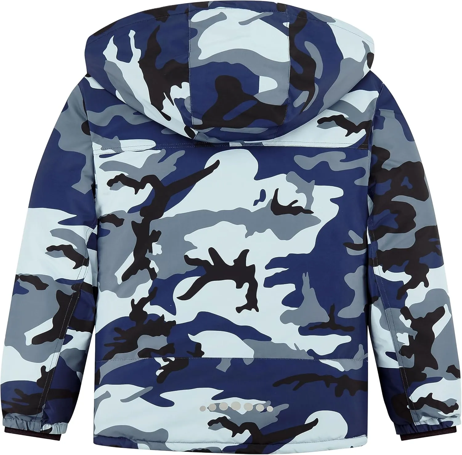 Boys Waterproof Ski Jacket Fleece Lined Warm Winter Snow Coat Hooded Winter Jacket for Kids