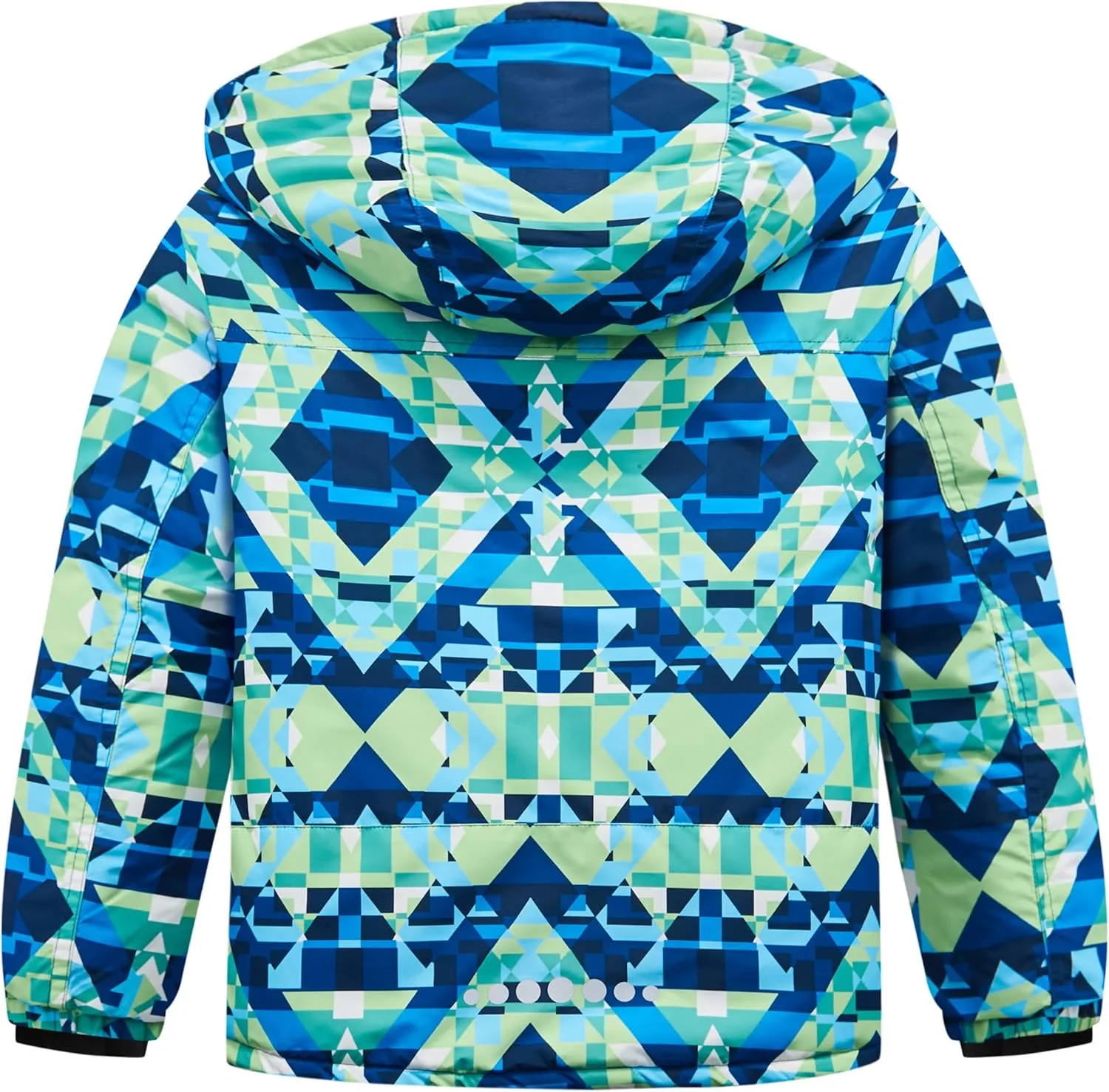 Boys Waterproof Ski Jacket Fleece Lined Warm Winter Snow Coat Hooded Winter Jacket for Kids