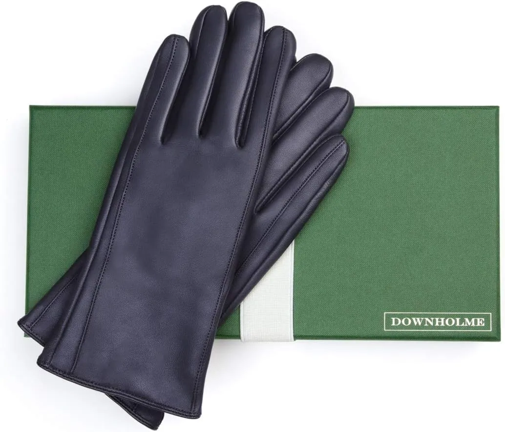 Downholme Vegan Leather Gloves for Women