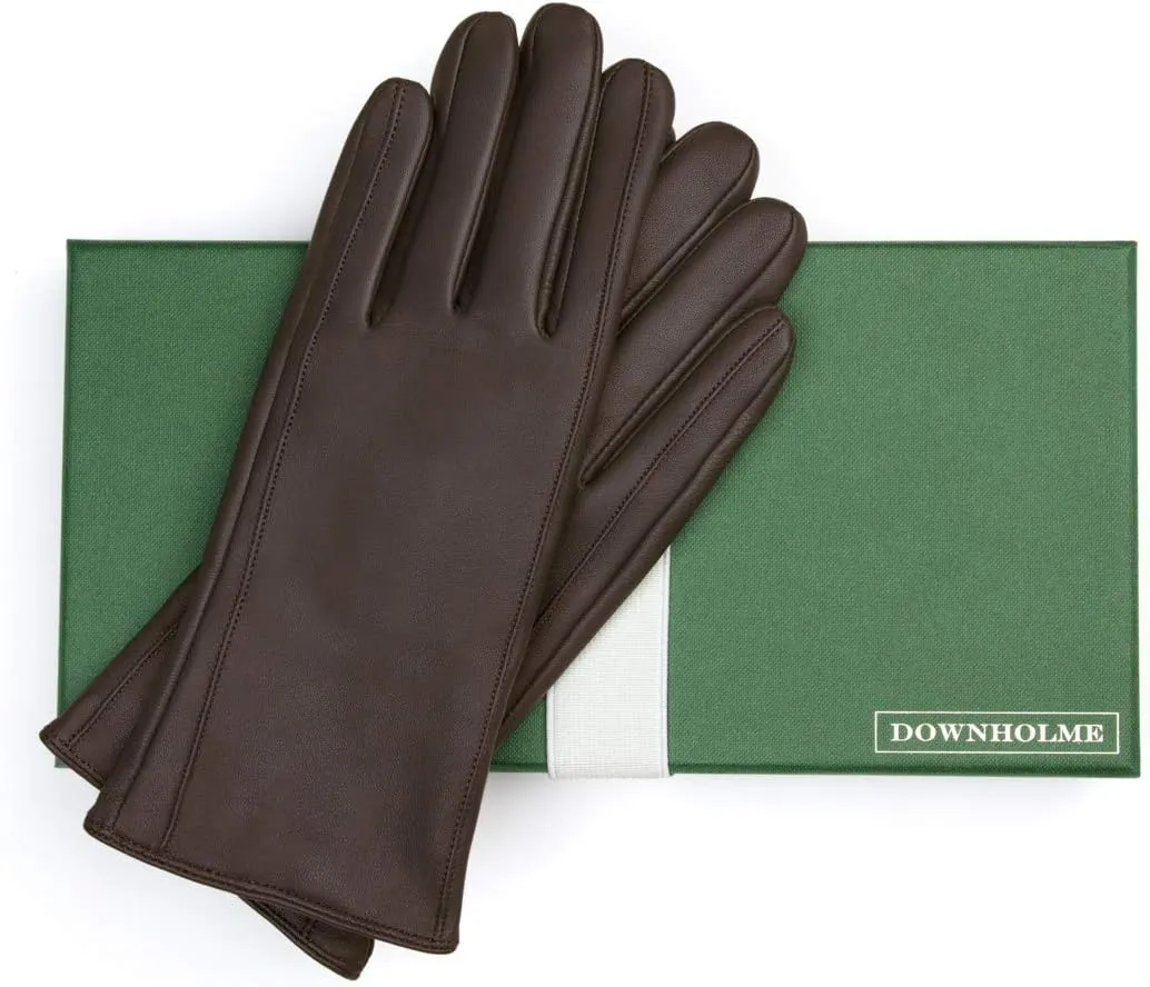 Downholme Vegan Leather Gloves for Women