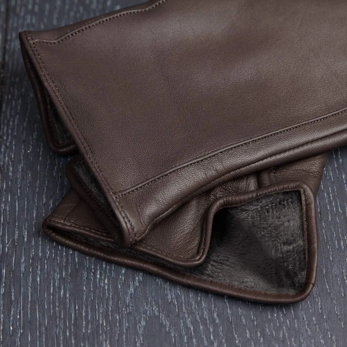 Downholme Vegan Leather Gloves for Women