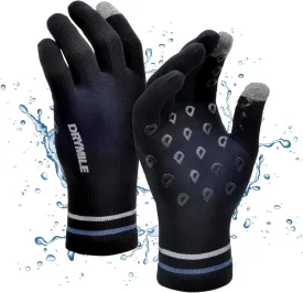 DRYMILE Hyla Waterproof Gloves - Warm Touchscreen Winter Snow Wool Blend Hand Gloves for Men & Women - Work, Hiking, Skiing, Running, Biking, Riding Glove, Ideal for Cold Weather