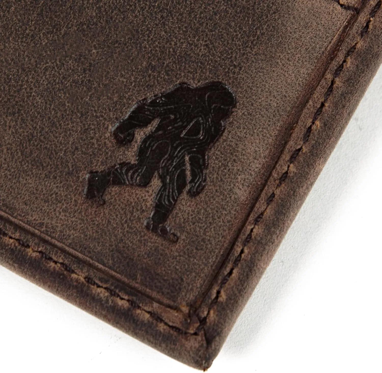 Eddie Bauer Men Signature Leather Bifold Passcase Wallet