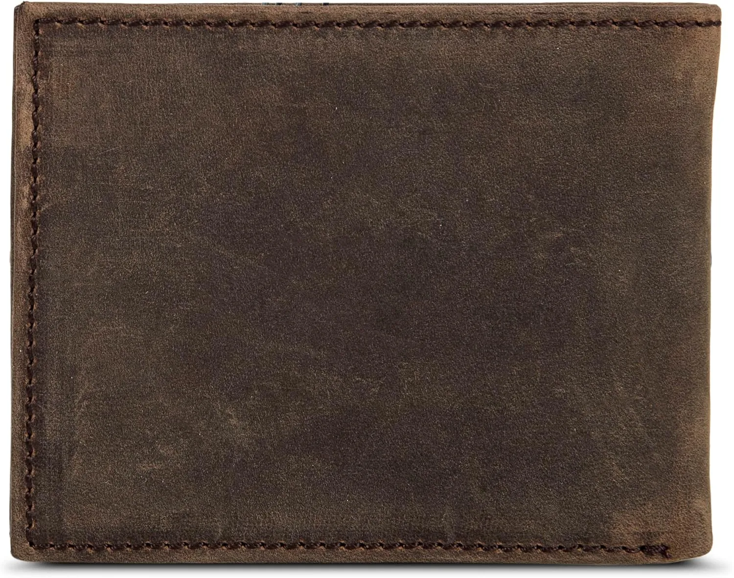 Eddie Bauer Men Signature Leather Bifold Passcase Wallet