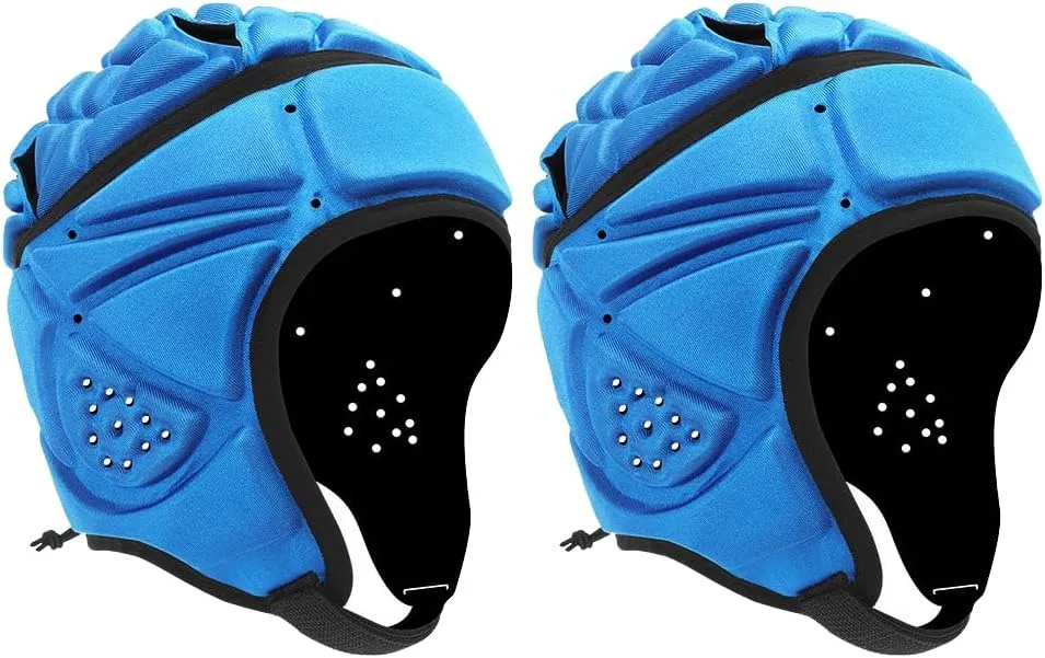 Flag Football Helmet Padding Youth, Adjustable Rugby Helmet, Lightweight Breathable Speedflex Helmet for Soccer, Hockey