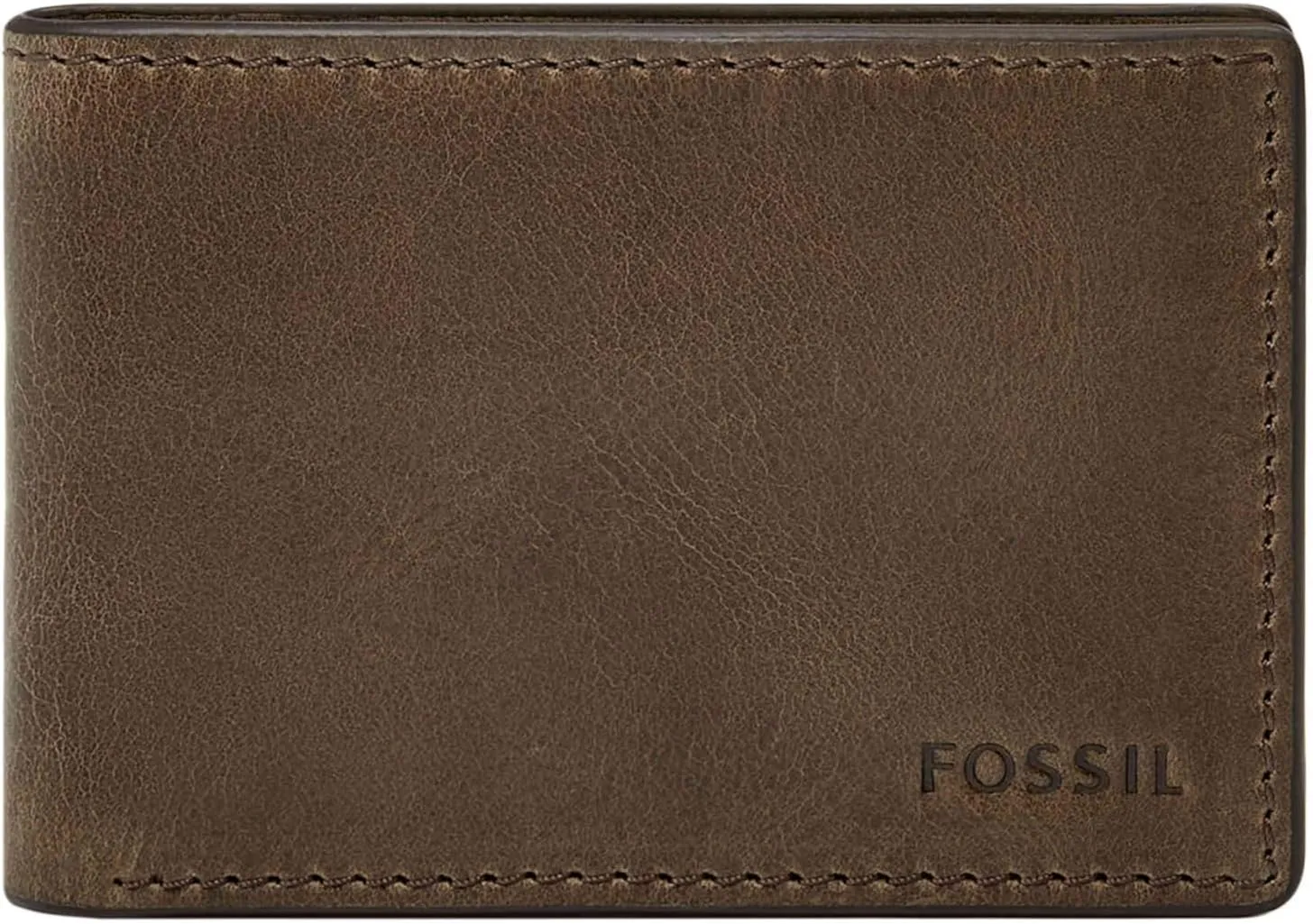 Fossil Men's Anderson Leather Slim Minimalist Bifold Front Pocket Wallet