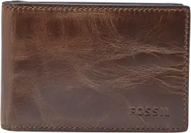 Fossil Men's Anderson Leather Slim Minimalist Bifold Front Pocket Wallet