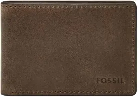 Fossil Men's Anderson Leather Slim Minimalist Bifold Front Pocket Wallet