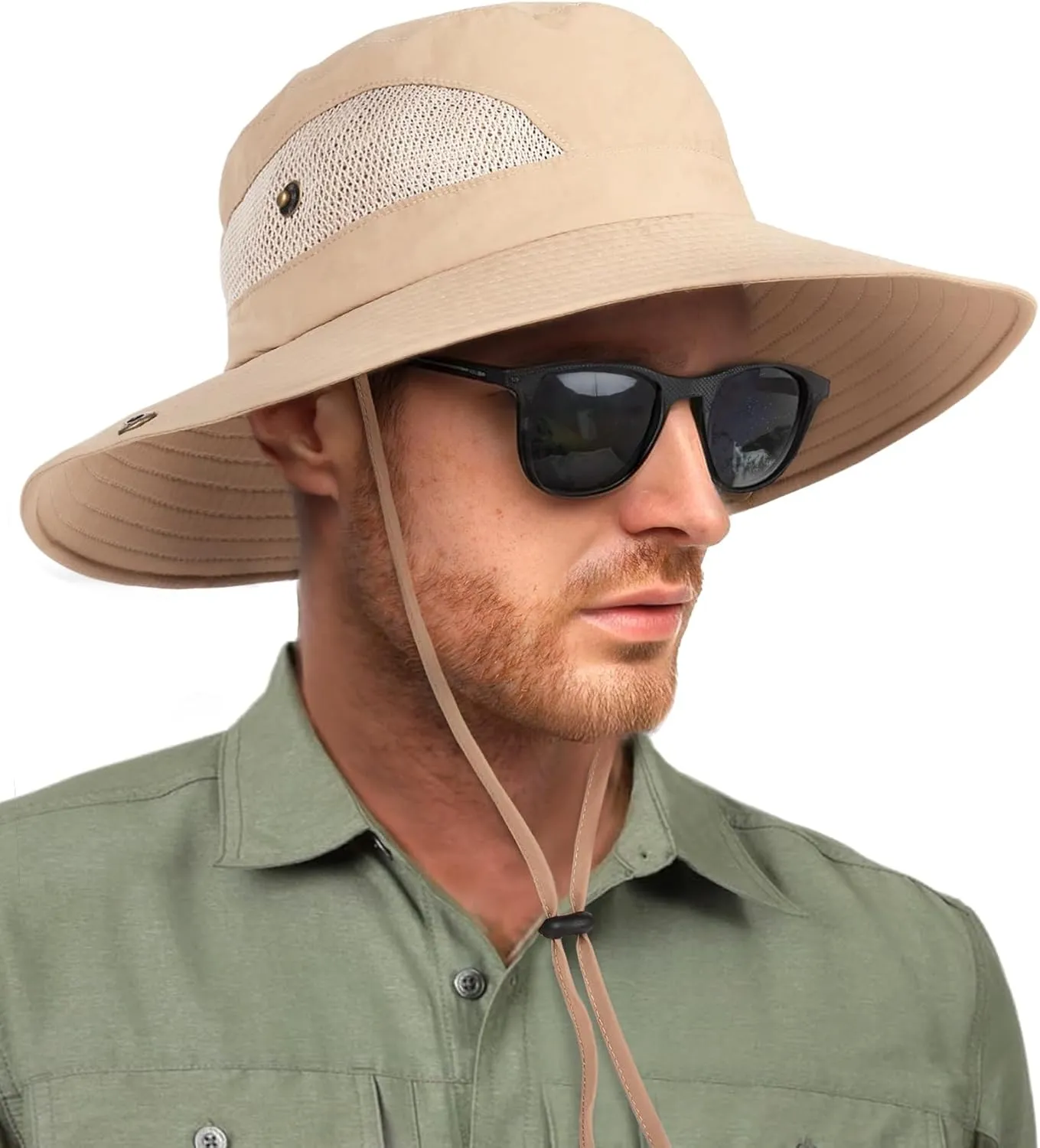 FURTALK Mens Bucket Sun Hat UPF 80  Wide Brim Hiking Fishing Beach Outdoor Hats