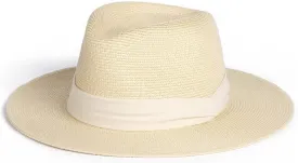 FURTALK Womens Mens Wide Brim Straw Panama Hat Fedora Summer Beach Sun Hat UPF Straw Hat for Women