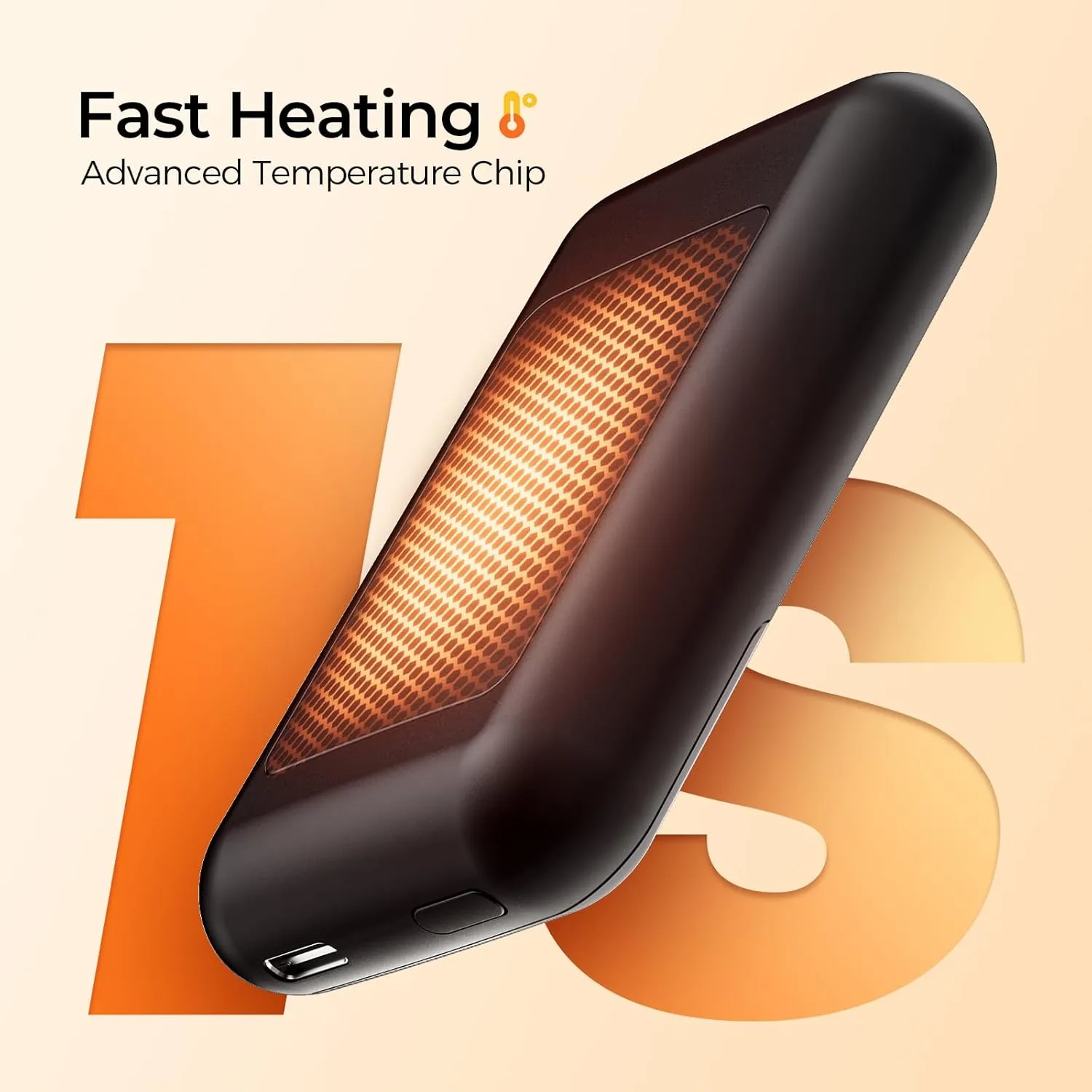 Hand Warmers Rechargeable with Gift Box, Electric Hand Warmer with LED Battery and Temperature Display, 4 Heating Levels Portable Pocket Heater, for Men, Women, Hunting