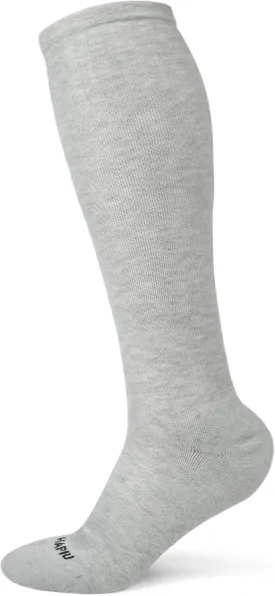 HAPIU Merino Wool Soft Compression Socks for Women & Men, 15-20 mmHg, Plus Size Knee High Stocking for Nurses, Pregnancy, Travel, Flight