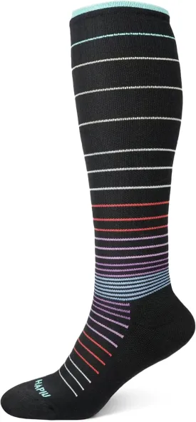 HAPIU Merino Wool Soft Compression Socks for Women & Men, 15-20 mmHg, Plus Size Knee High Stocking for Nurses, Pregnancy, Travel, Flight