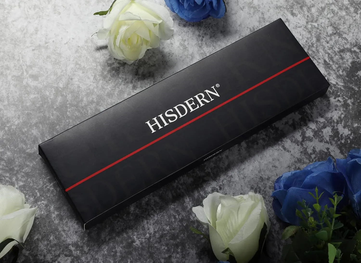 HISDERN Plaid Checkered Tie Handkerchief Woven Classic Formal Men's Necktie & Pocket Square Set