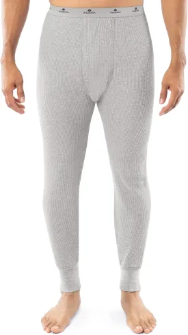 Indera Men's Heavyweight Cotton Waffle Long Johns Thermal Underwear Bottom