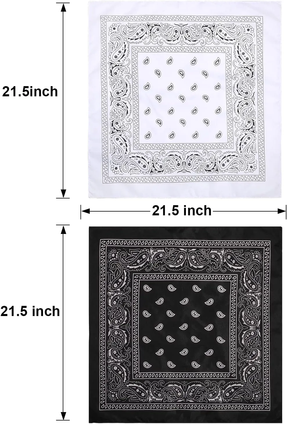Janmercy 6 Sets Cowboy Hat and Paisley Bandana DIY Cowgirl Hat for Women Men Halloween Costume Party