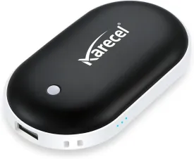 Karecel Rechargeable Hand Warmer, 5200mAh Double-Sided Fast Heating Electric Hand Warmer Power Bank, Up to 11Hrs, 3 Heat Settings, Portable Pocket Heater, Best Gifts for Women Men, Camping, Golf
