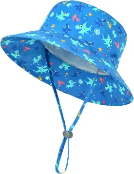 Kids Toddler Baby Boy Sun Hat Summer Bucket Hats with UPF 50  UV Sun Protective