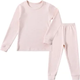 Kids Winter Thermal Underwear Long Johns Set Toddler Little Boys Girls Pajamas Warm Base Layer Set (3-8Years)