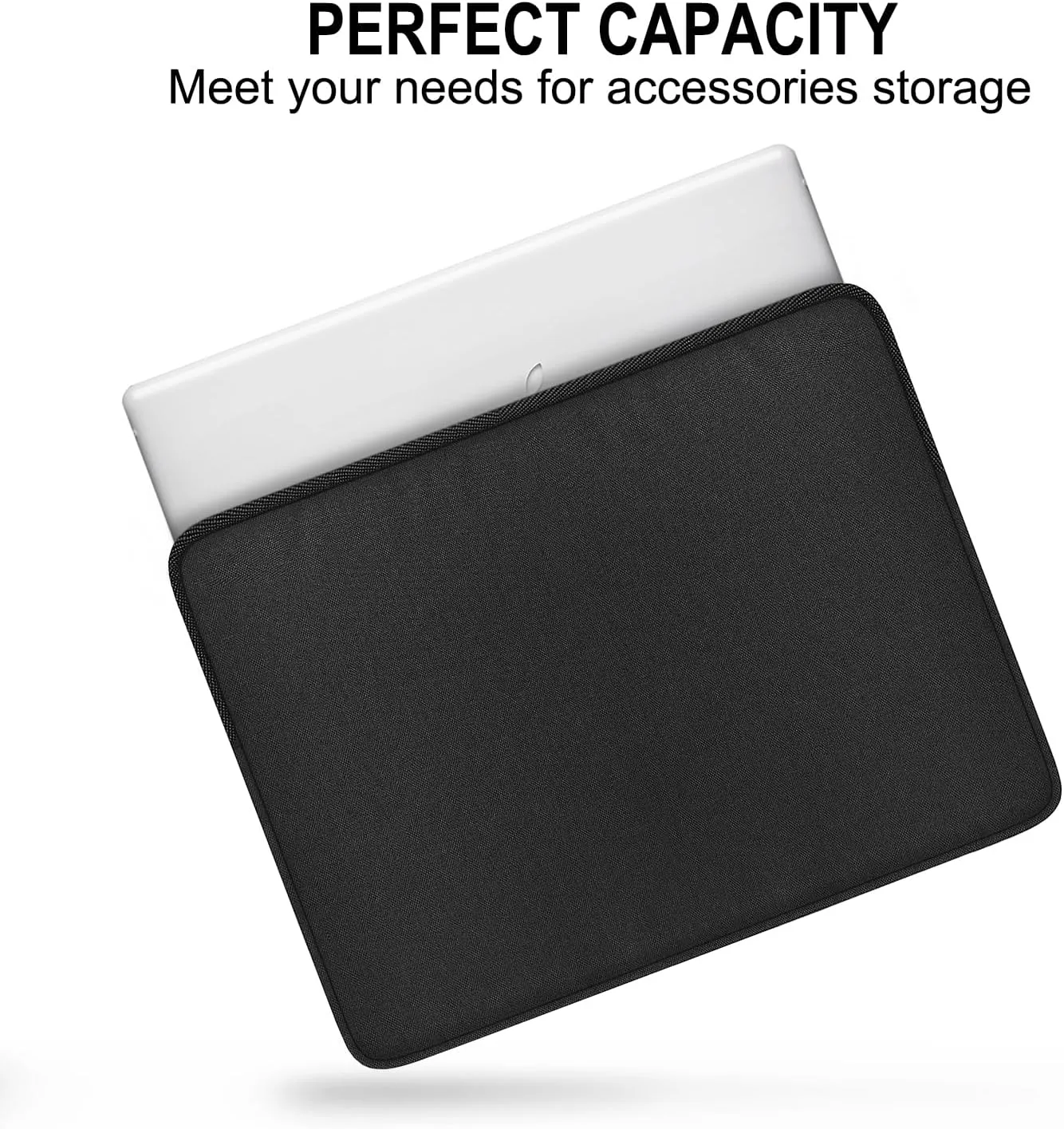 Laptop Case Sleeve 14 Inch, Shockproof Protective Traveling Computer Cover, Water Resistant Portable Laptop Carrying Bag Compatible for Lenovo, HP, Dell, Asus, MacBook Air/Pro, Black