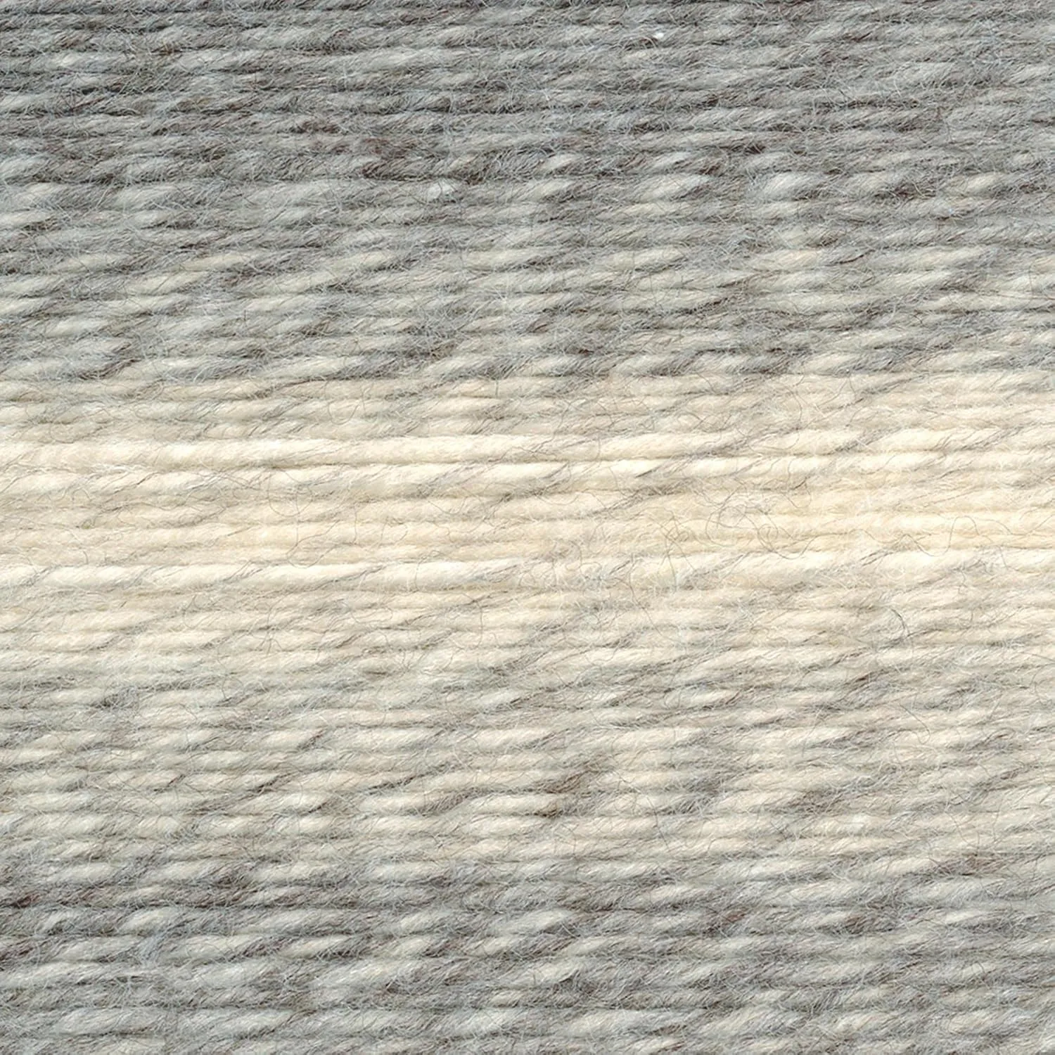 Lion Brand Yarn (1 Skein) Scarfie Bulky Yarn, Cream/Silver