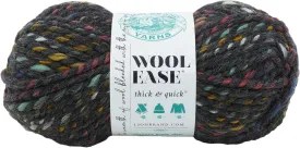 Lion Brand Yarn Wool-Ease Thick & Quick Yarn, Soft and Bulky Yarn for Knitting, Crocheting, and Crafting, 1 Skein, Bedrock