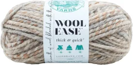 Lion Brand Yarn Wool-Ease Thick & Quick Yarn, Soft and Bulky Yarn for Knitting, Crocheting, and Crafting, 1 Skein, Fossil