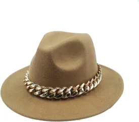 Men Fedora Hat Unisex Solid Color Fedora Hat Women's Wide Brim Jazz Hat Autumn Winter Panama Hat Men Fedora Hat Unisex Solid Color Fedora Hat Women's Wide Brim Jazz Hat Autumn Winter Panama Hat